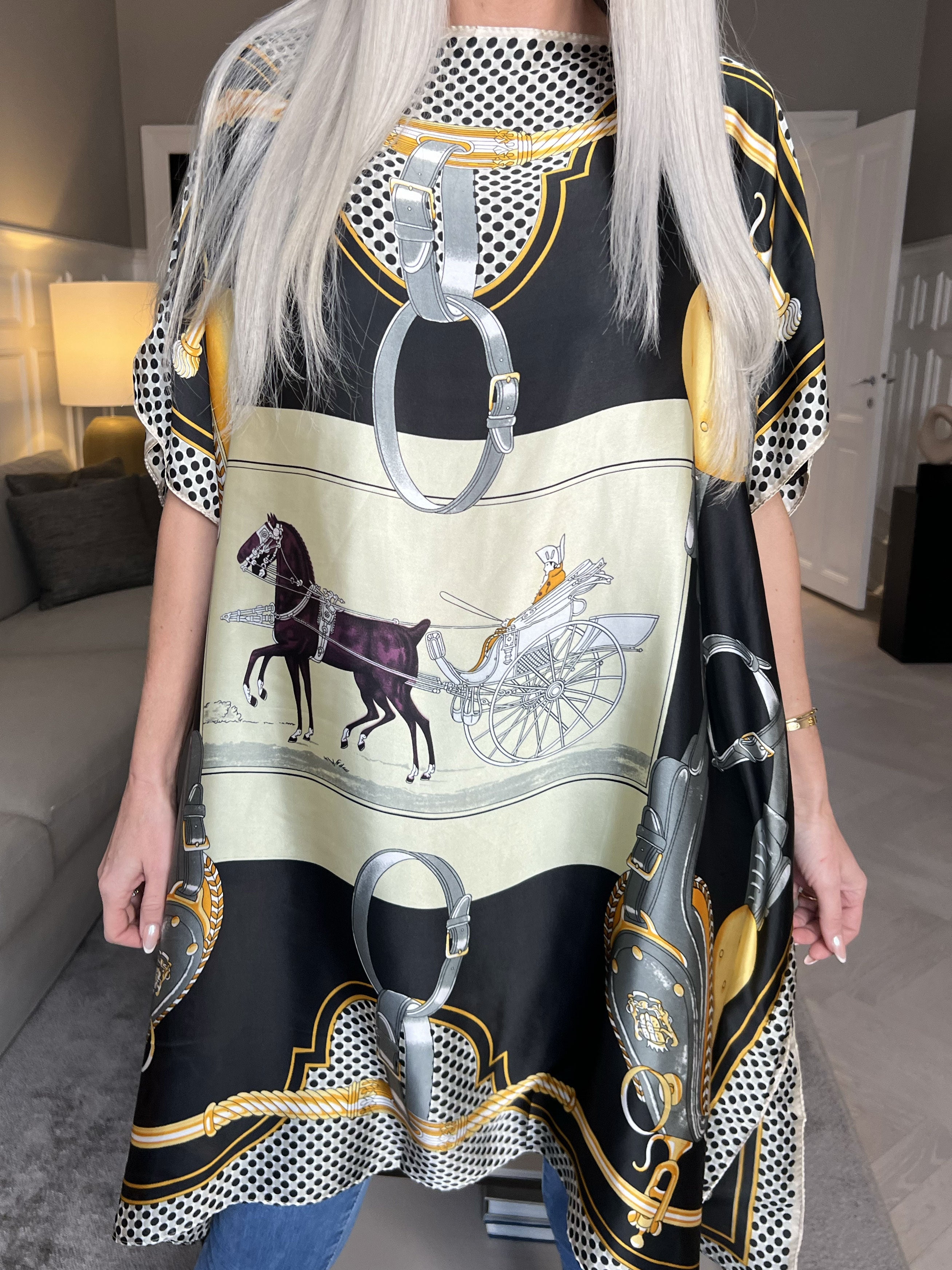 Emily - Lätt och luftig tunika i viskos och siden